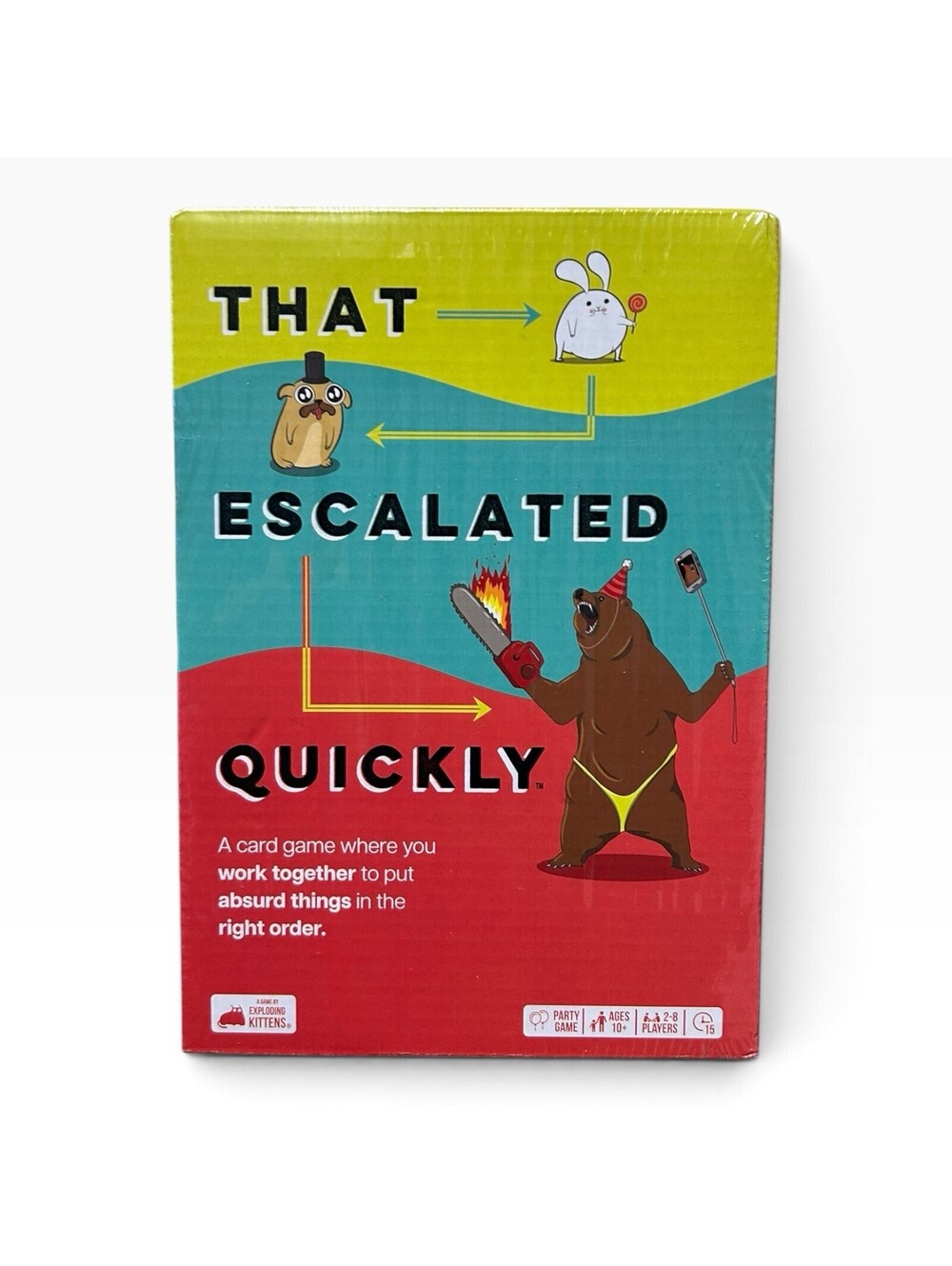That Escalated Quickly Party Card Game by Exploding Kittens New Sealed
